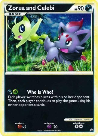 Zorua and Celebi (Jumbo Card) [Miscellaneous Cards] | Tables and Towers