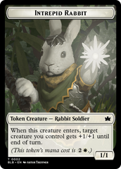 Bat // Intrepid Rabbit Double-Sided Token [Bloomburrow Tokens] | Tables and Towers