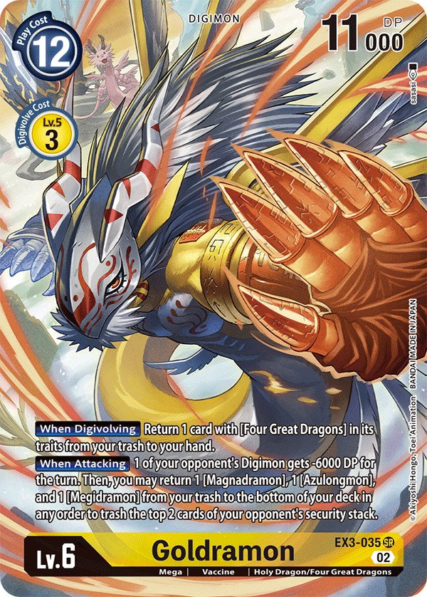 Goldramon [EX3-035] (Alternate Art) [Draconic Roar] | Tables and Towers