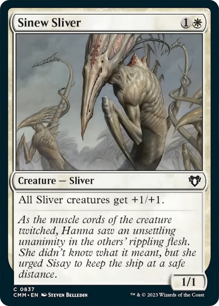 Sinew Sliver [Commander Masters] | Tables and Towers