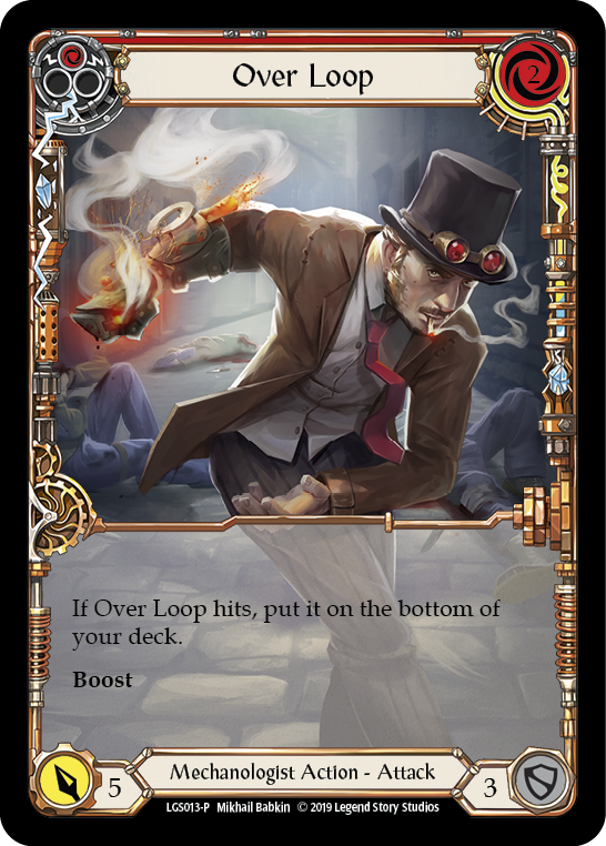 Over Loop (Red) [LGS013-P] (Promo)  1st Edition Normal | Tables and Towers