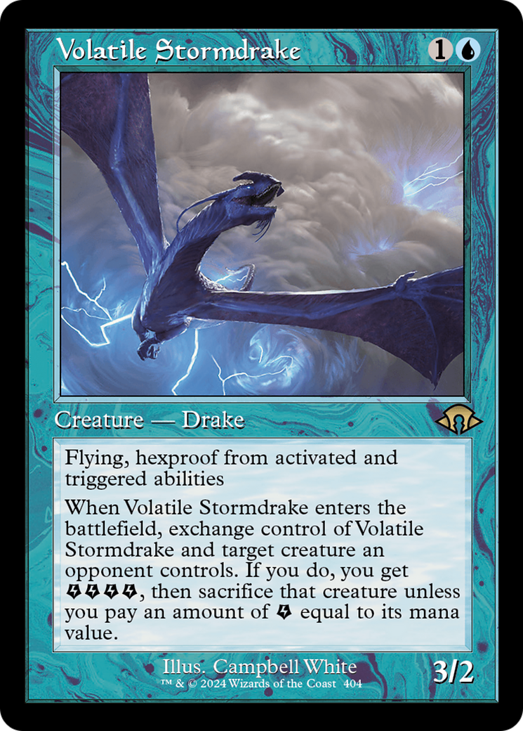 Volatile Stormdrake (Retro) [Modern Horizons 3] | Tables and Towers