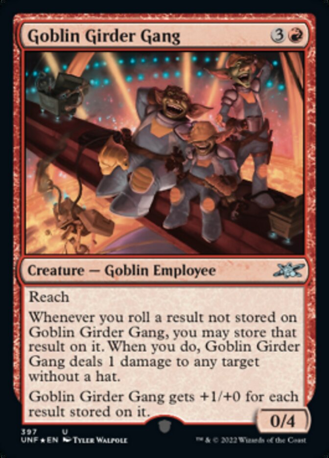 Goblin Girder Gang (Galaxy Foil) [Unfinity] | Tables and Towers