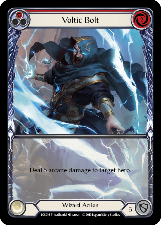 Voltic Bolt (Red) [LGS016-P] (Promo)  1st Edition Normal | Tables and Towers