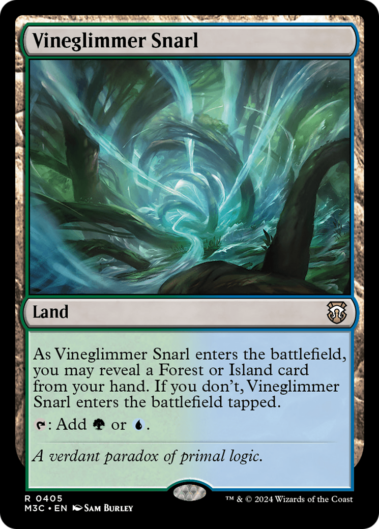 Vineglimmer Snarl (Ripple Foil) [Modern Horizons 3 Commander] | Tables and Towers