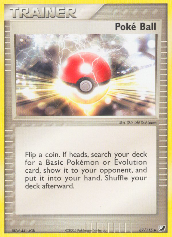 Poke Ball (87/115) [EX: Unseen Forces] | Tables and Towers