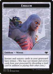 Shapeshifter (001) // Wrenn and Six Emblem (021) Double-Sided Token [Modern Horizons Tokens] | Tables and Towers