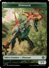 Gnome // Dinosaur (0010) Double-Sided Token [The Lost Caverns of Ixalan Tokens] | Tables and Towers