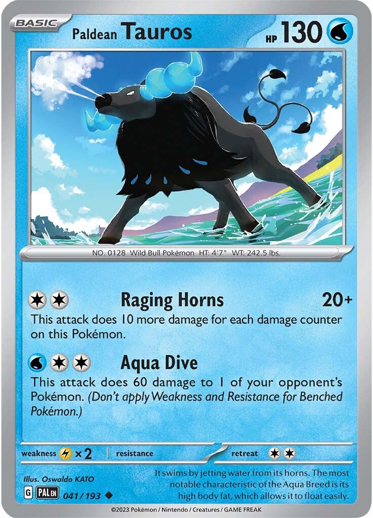 Paldean Tauros (041/193) [Scarlet & Violet: Paldea Evolved] | Tables and Towers