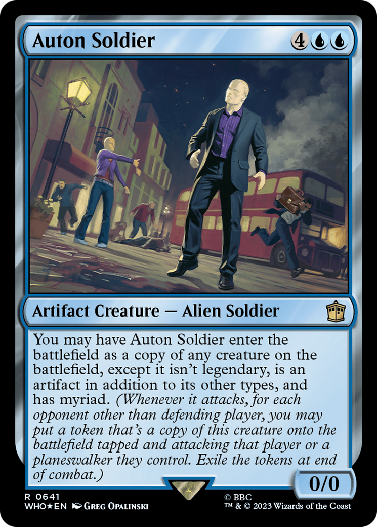 Auton Soldier (Surge Foil) [Doctor Who] | Tables and Towers