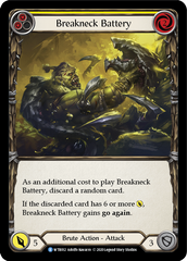 Breakneck Battery (Yellow) [U-WTR012] (Welcome to Rathe Unlimited)  Unlimited Rainbow Foil | Tables and Towers