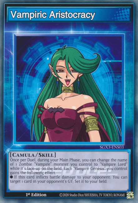 Vampiric Aristocracy [SGX3-ENS03] Common | Tables and Towers