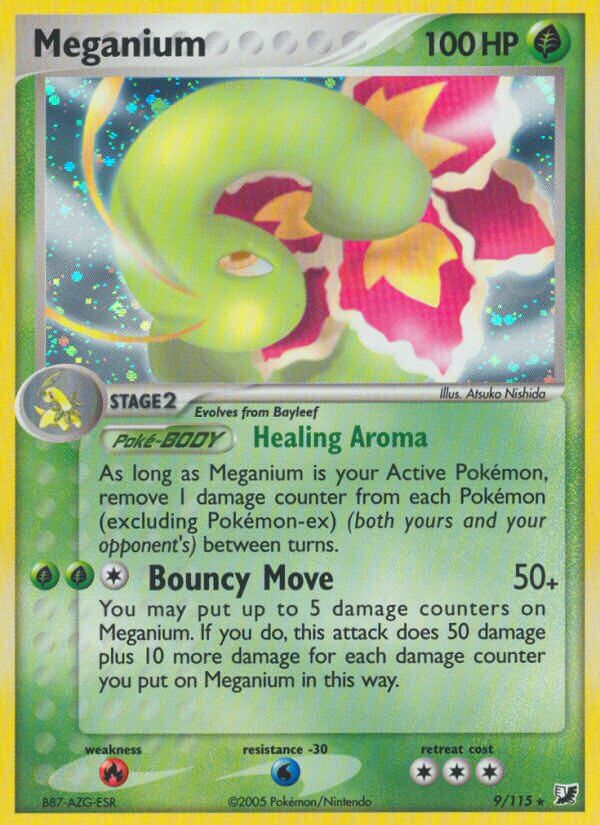 Meganium (9/115) (Theme Deck Exclusive) [EX: Unseen Forces] | Tables and Towers