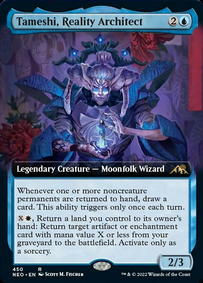 Tameshi, Reality Architect (Extended Art) [Kamigawa: Neon Dynasty] | Tables and Towers