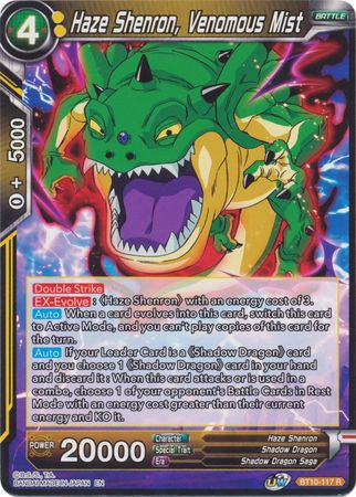 Haze Shenron, Venomous Mist (BT10-117) [Rise of the Unison Warrior 2nd Edition] | Tables and Towers