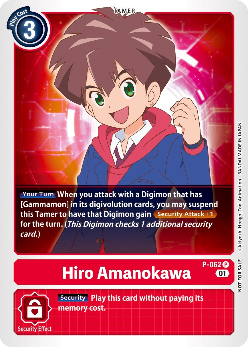 Hiro Amanokawa [P-062] (Official Tournament Pack Vol.5) [Promotional Cards] | Tables and Towers