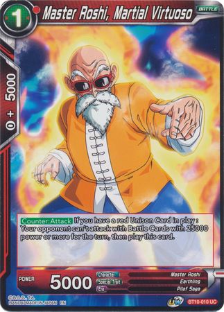 Master Roshi, Martial Virtuoso (BT10-010) [Rise of the Unison Warrior 2nd Edition] | Tables and Towers