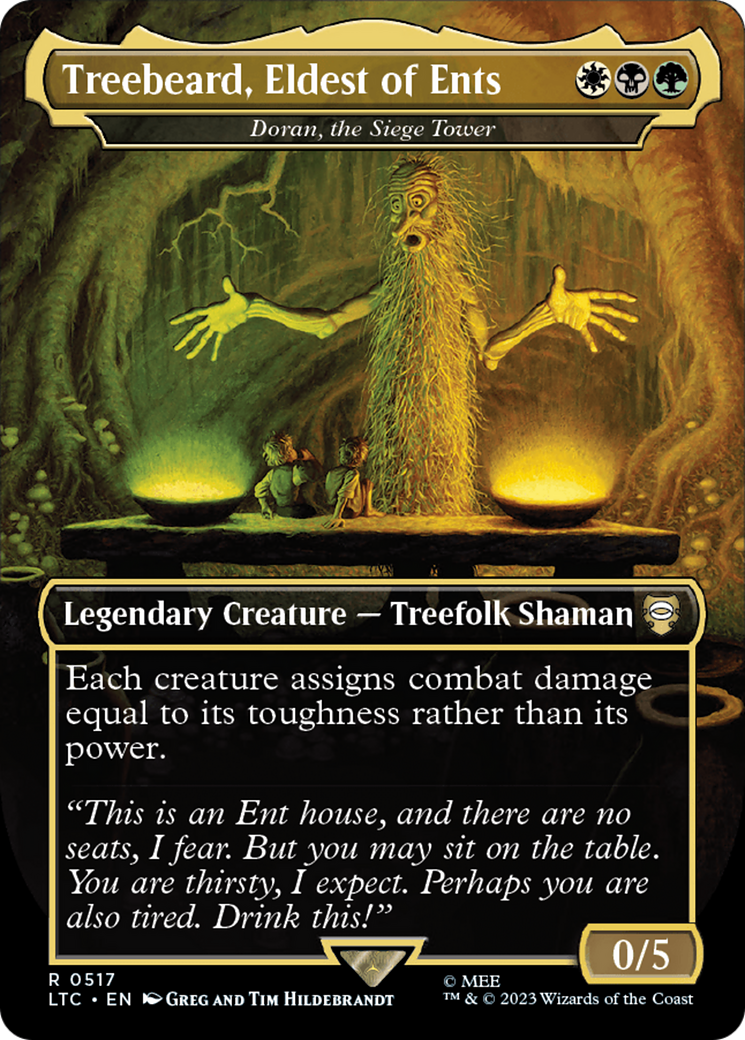 Treebeard, Eldest of Ents - Doran, the Siege Tower (Borderless) [The Lord of the Rings: Tales of Middle-Earth Commander] | Tables and Towers