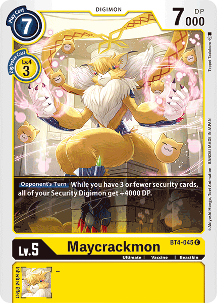 Maycrackmon [BT4-045] [Great Legend] | Tables and Towers