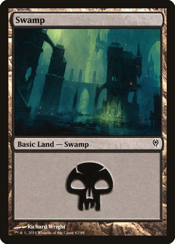 Swamp (82) [Duel Decks: Jace vs. Vraska] | Tables and Towers