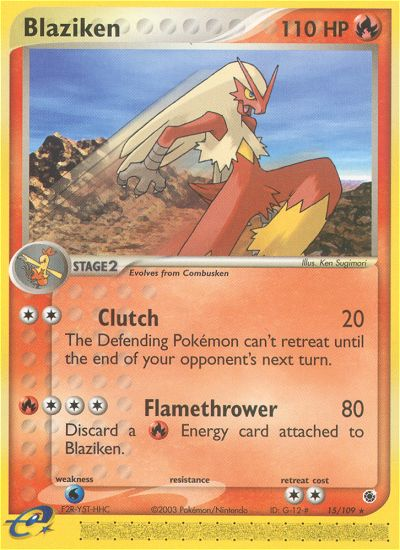 Blaziken (15/109) [EX: Ruby & Sapphire] | Tables and Towers