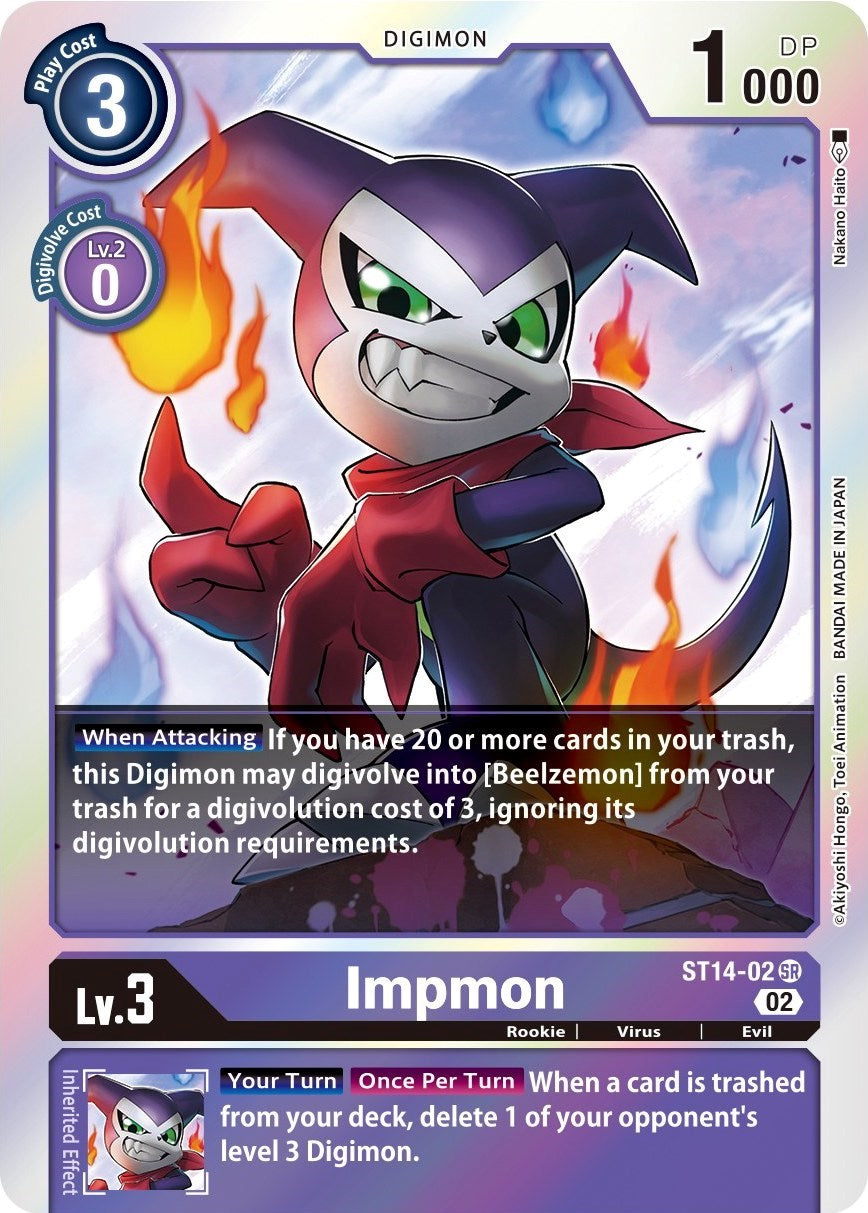 Impmon [ST14-02] [Starter Deck: Beelzemon Advanced Deck Set] | Tables and Towers