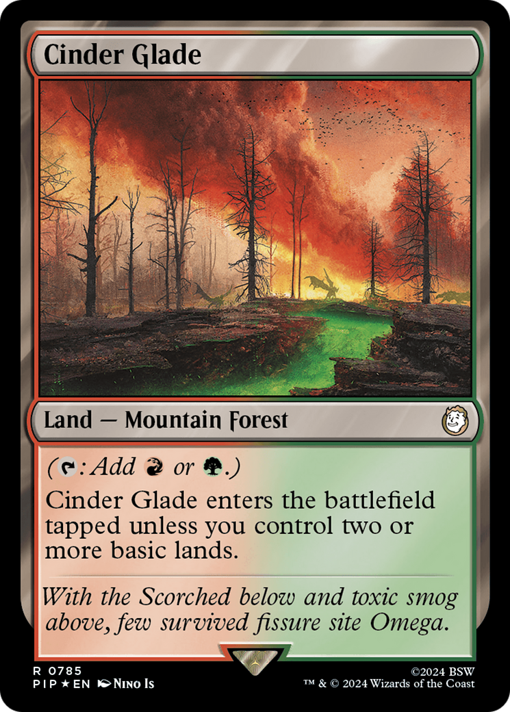 Cinder Glade (Surge Foil) [Fallout] | Tables and Towers