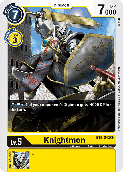 Knightmon [BT5-042] [Battle of Omni] | Tables and Towers