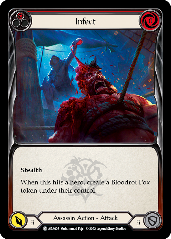 Infect (Red) [ARA008] (Outsiders Arakni Blitz Deck) | Tables and Towers