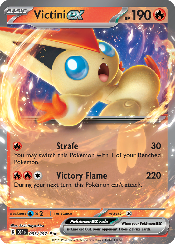 Victini ex (033/197) [Scarlet & Violet: Obsidian Flames] | Tables and Towers