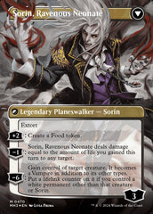 Sorin of House Markov // Sorin, Ravenous Neonate (Borderless) (Textured Foil) [Modern Horizons 3] | Tables and Towers