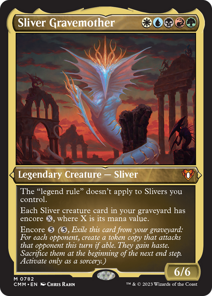 Sliver Gravemother (Display Commander) (Foil Etched) [Commander Masters] | Tables and Towers