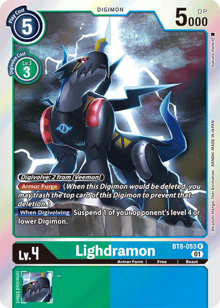 Lighdramon [BT8-053] [New Awakening] | Tables and Towers