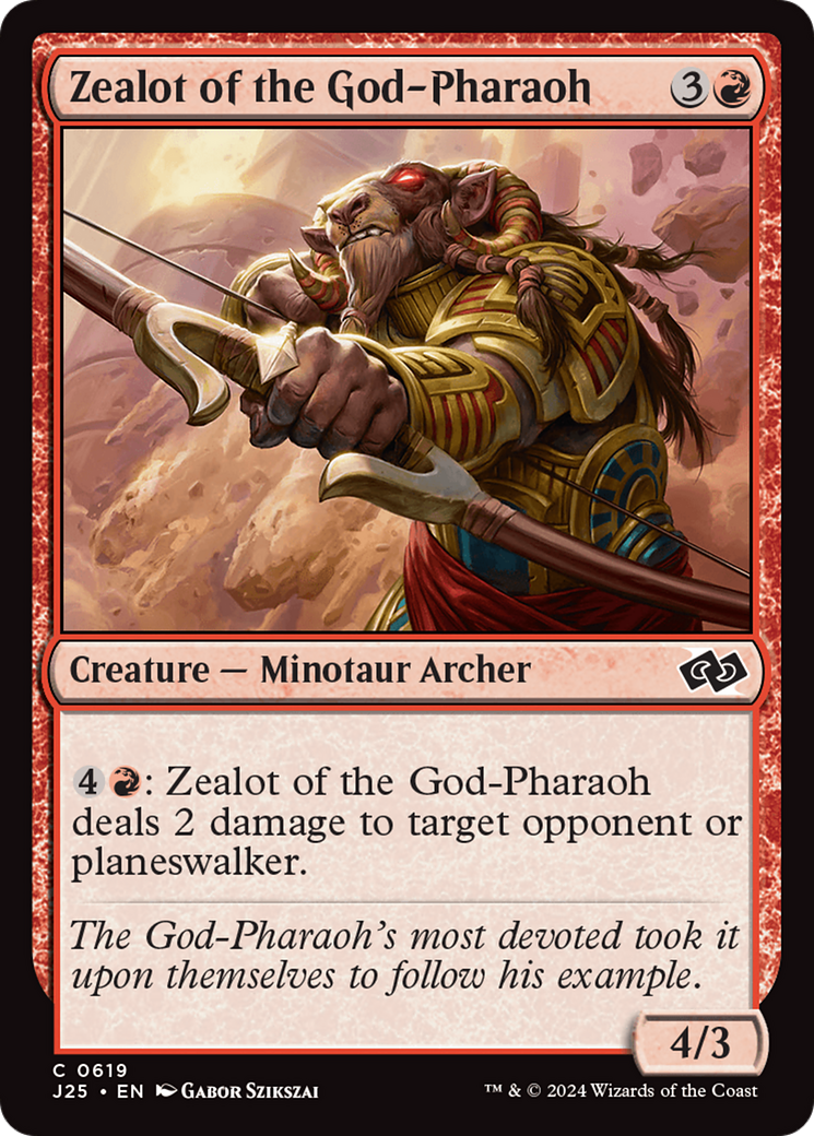 Zealot of the God-Pharaoh [Foundations Jumpstart] | Tables and Towers