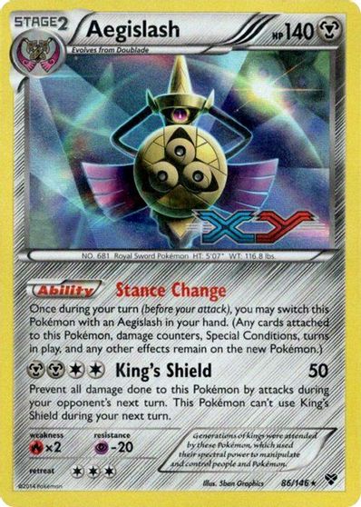 Aegislash (86/146) (Prerelease Promo) [XY: Black Star Promos] | Tables and Towers