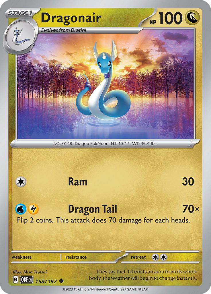 Dragonair (158/197) [Scarlet & Violet: Obsidian Flames] | Tables and Towers