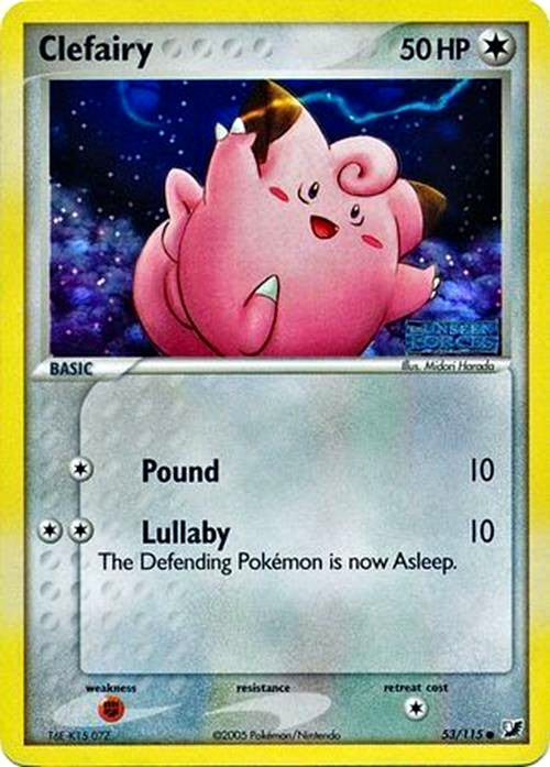 Clefairy (53/115) (Stamped) [EX: Unseen Forces] | Tables and Towers