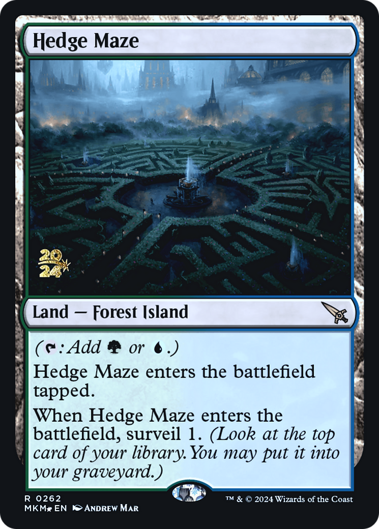 Hedge Maze [Murders at Karlov Manor Prerelease Promos] | Tables and Towers