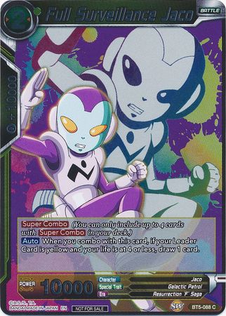 Full Surveillance Jaco (Event Pack 4) (BT5-088) [Promotion Cards] | Tables and Towers