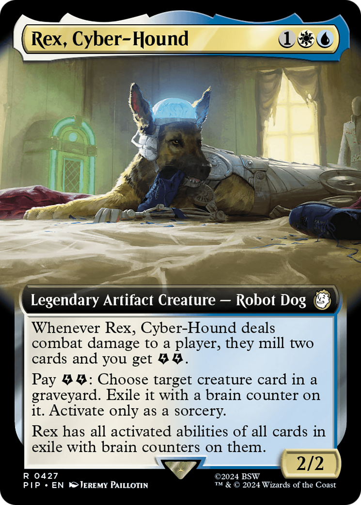 Rex, Cyber-Hound (Extended Art) [Fallout] | Tables and Towers