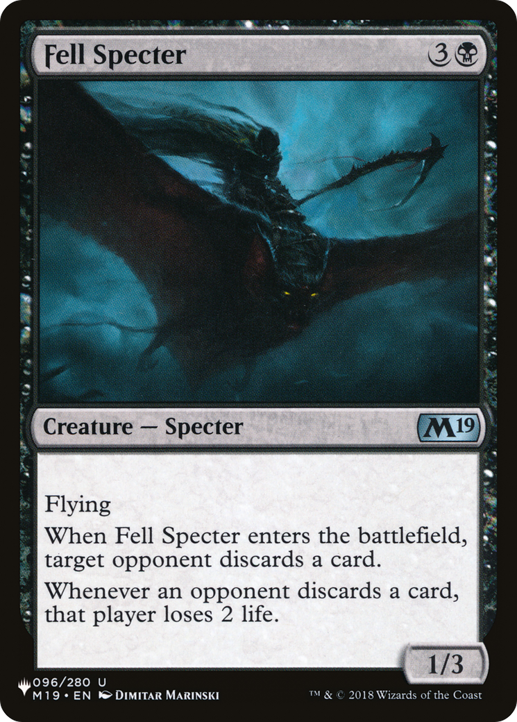 Fell Specter [The List Reprints] | Tables and Towers