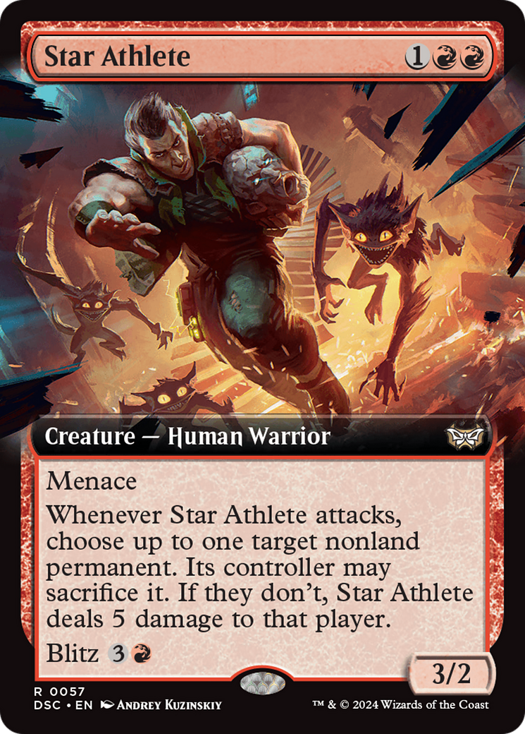 Star Athlete (Extended Art) [Duskmourn: House of Horror Commander] | Tables and Towers