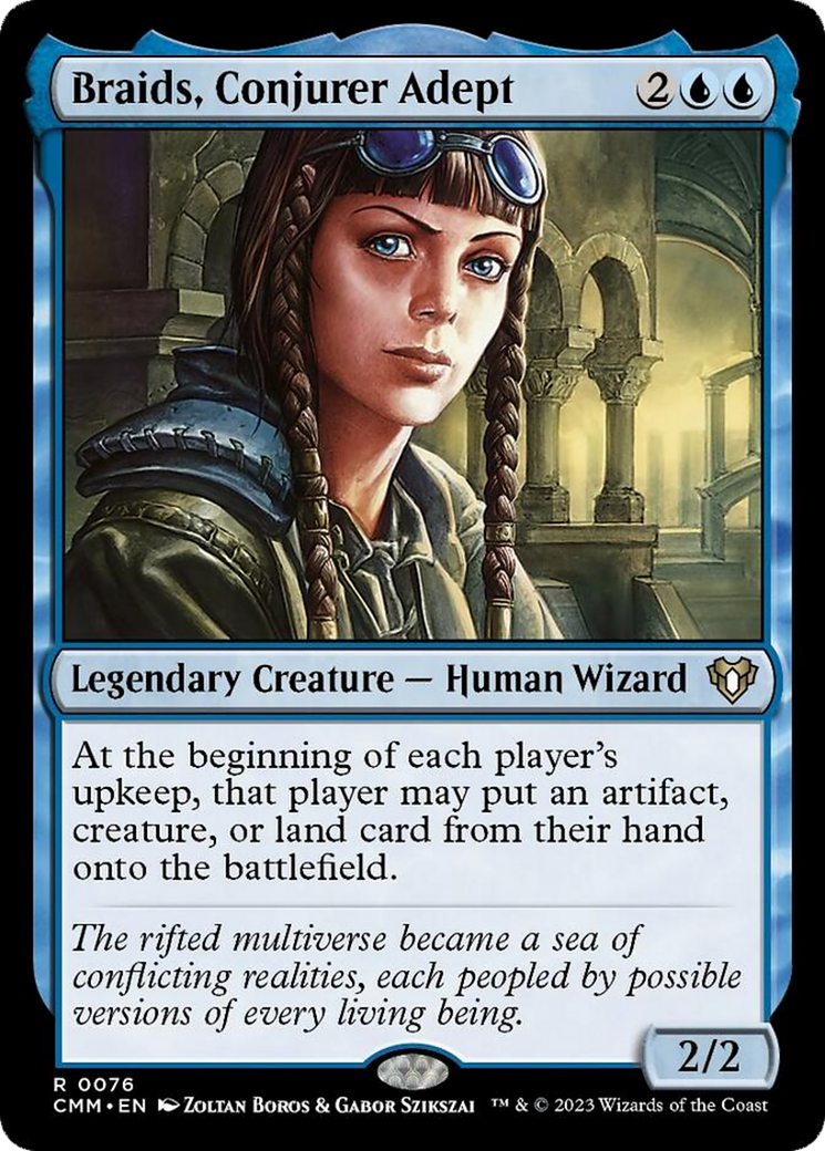 Braids, Conjurer Adept [Commander Masters] | Tables and Towers