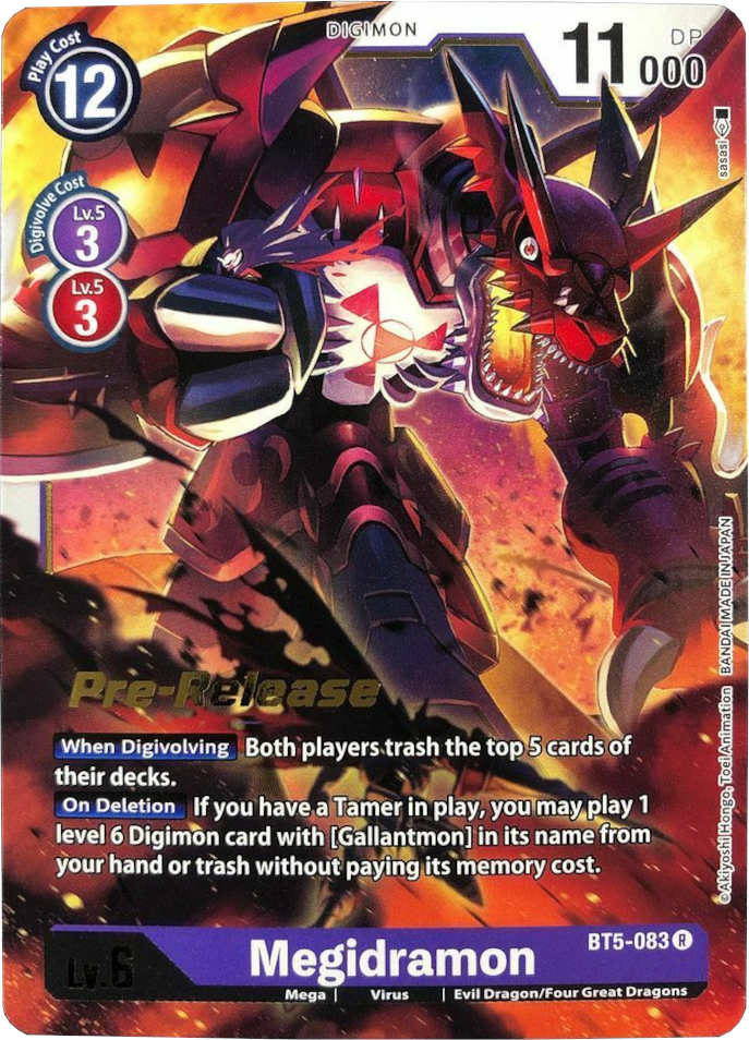 Megidramon [BT5-083] [Battle of Omni Pre-Release Promos] | Tables and Towers