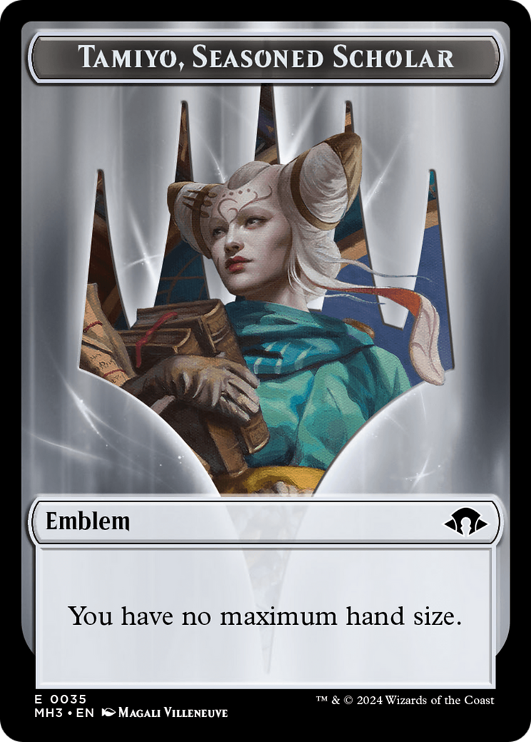 Tamiyo, Seasoned Scholar // Energy Reserve Double-Sided Token [Modern Horizons 3 Tokens] | Tables and Towers