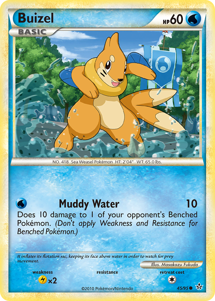 Buizel (45/95) [HeartGold & SoulSilver: Unleashed] | Tables and Towers