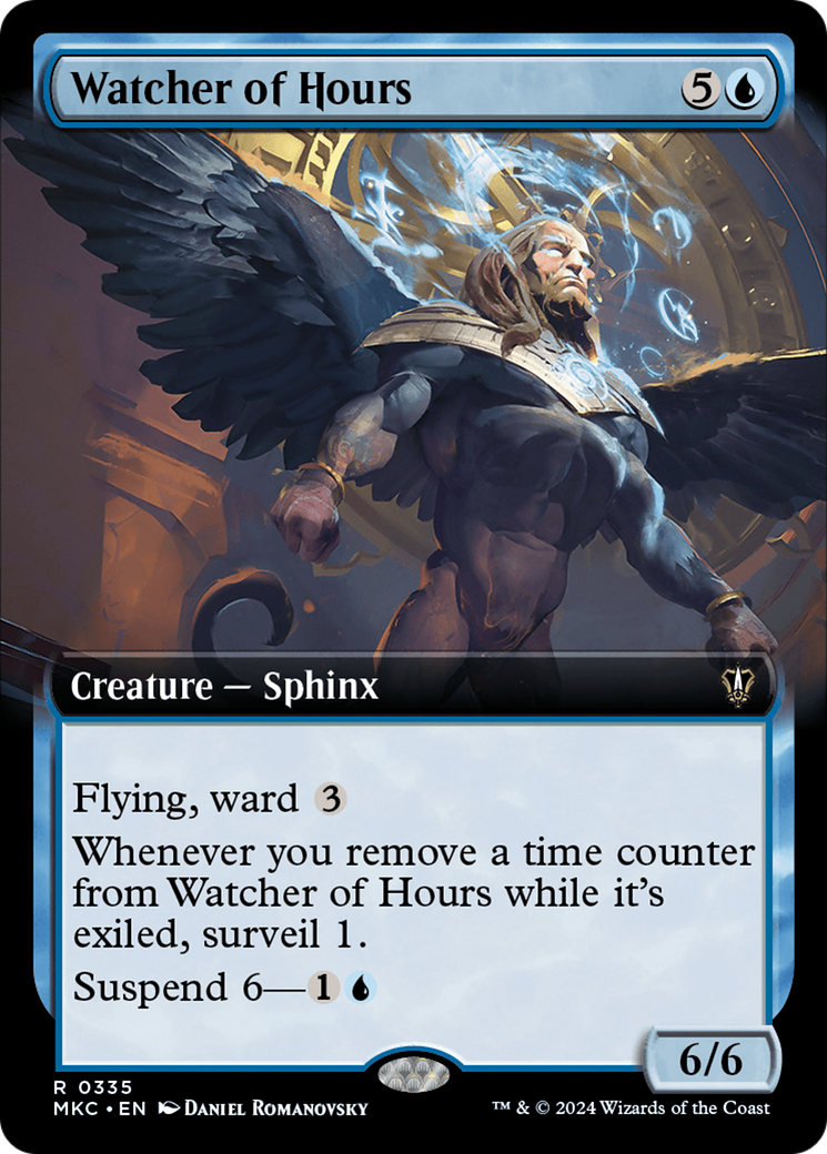 Watcher of Hours (Extended Art) [Murders at Karlov Manor Commander] | Tables and Towers