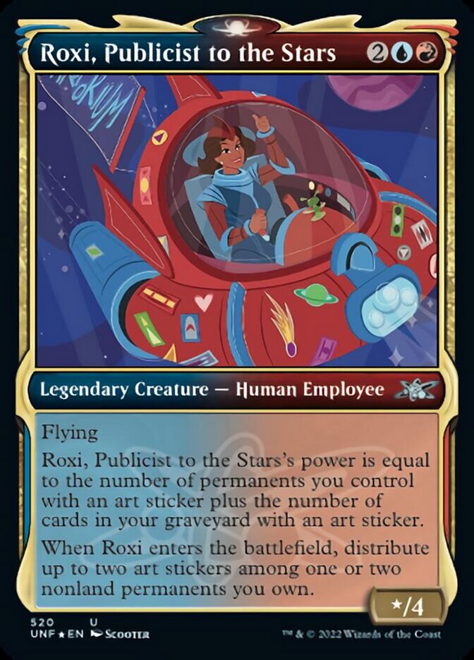 Roxi, Publicist to the Stars (Showcase) (Galaxy Foil) [Unfinity] | Tables and Towers