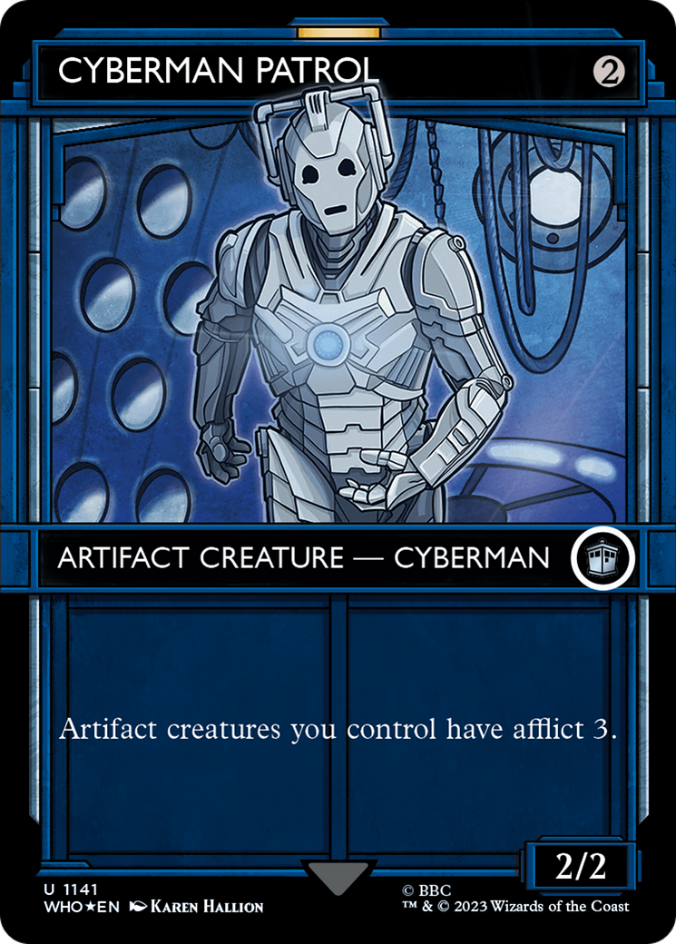 Cyberman Patrol (Showcase) (Surge Foil) [Doctor Who] | Tables and Towers