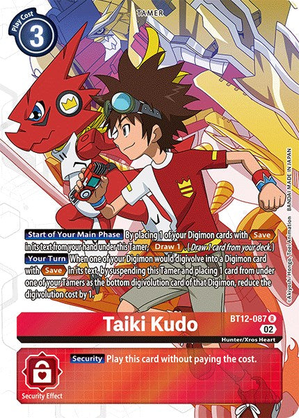 Taiki Kudo [BT12-087] (Alternate Art) [Across Time] | Tables and Towers